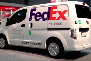 Nissan and FedEx Express Test All-Electric Vehicle