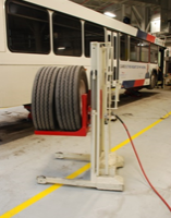 High Lift Wheel Dolly Reduces Fleet Maintenance Injuries, Increases Alignment Precision