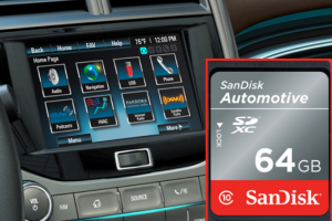 New Flash Storage for Vehicle Infotainment from ScanDisk