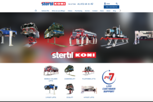 Stertil-Koni Debuts New Company Website with Innovations in HD Vehicle Lifts