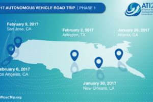 Autonomous Vehicle Cross-Country Road Tour Rolls in January