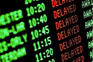 Secretary LaHood say flights will be delayed if budget cuts hit