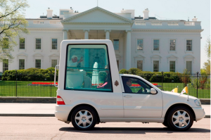 Popemobile at White House