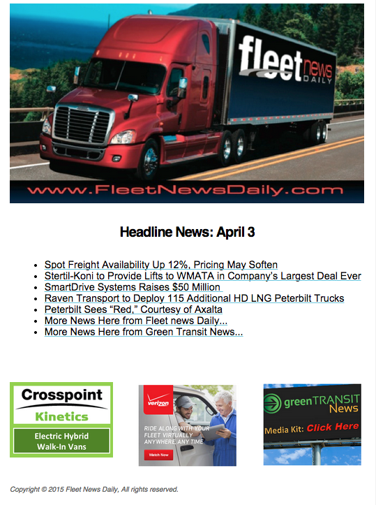 Fleet News Daily Newsletter Fleet News Daily 8075