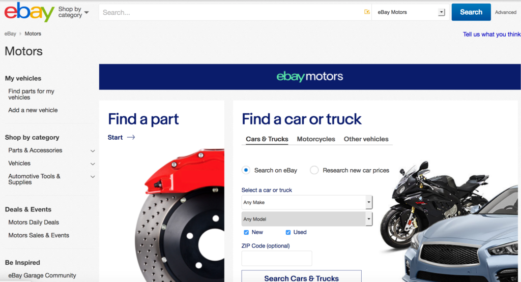 eBay Taps TrueCar Services for New Car Buying Program
