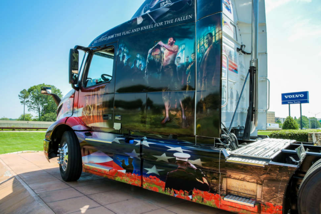 Volvo Honors Military Heroes with New Volvo VNR “Ride for Freedom” Truck