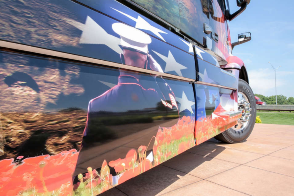Volvo Honors Military Heroes with New Volvo VNR “Ride for Freedom” Truck
