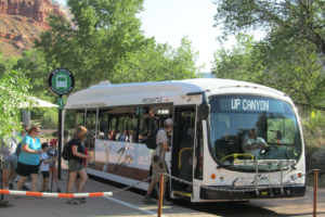 Zion National Park Rolls with First Electric Bus