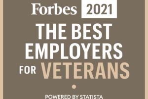 Ryder Awarded on the Forbes America’s Best Employers for Veterans 2021 List