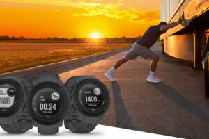 Garmin Supports Driver Health on the Road Smartwatch Designed for Professional Truck Drivers