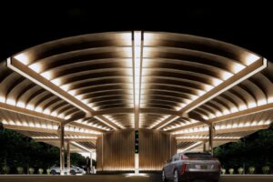 The Electric Fueling Station of the Future Will Look Nothing Like the Gas Station of the Past