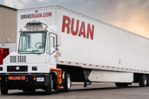 Ruan Continues Rollout of Orange EV All-Electric Terminal Trucks