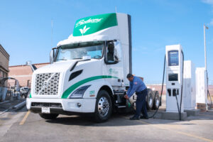 AMPLY Power collaborates with Producers Dairy to manage charging for first Volvo VNR Electric Truck fleet in California’s Central Valley