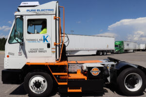 Keller Trucking Optimizes Customer Experience with Orange EV Electric Yard Trucks