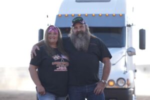 Truckstop Customers Nikki and Bryan Larrea of Larrea Trucking Hay Company Share Their Story of Life and Love on the Road
