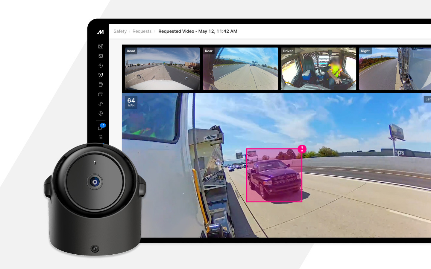 AI dash cams for commercial vehicles