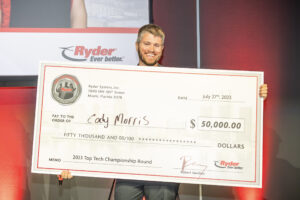 Ryder Crowns “Top Tech” at 22nd Annual Top Technician North American Championship in Detroit