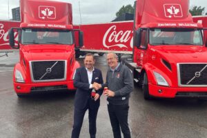 Coke Canada Bottling Debuts First Volvo VNR Electric Trucks in its Iconic ‘Red Fleet’  