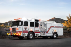 Mesa Unveils Arizona’s First All-Electric North American Style Fire Truck by E-ONE