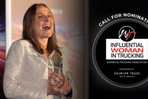 Nominations Now Open for 2024 Influential Woman in Trucking Award, Sponsored by Daimler Truck North America