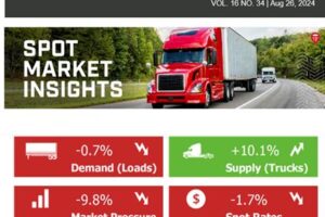 Total Spot Rates Sink to Their Lowest Level Since July 2020