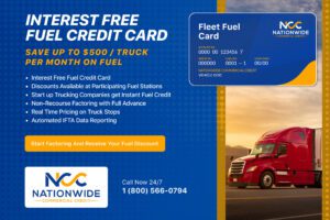 Nationwide Commercial Credit, Inc. Launches Interest-Free Fuel Credit Program for Trucking Companies