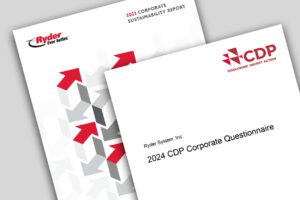 Ryder Releases Corporate Sustainability Report and CDP Climate Change Response