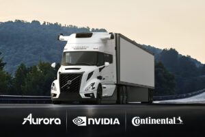 Aurora, Continental, and NVIDIA Partner to Deploy Driverless Trucks at Scale